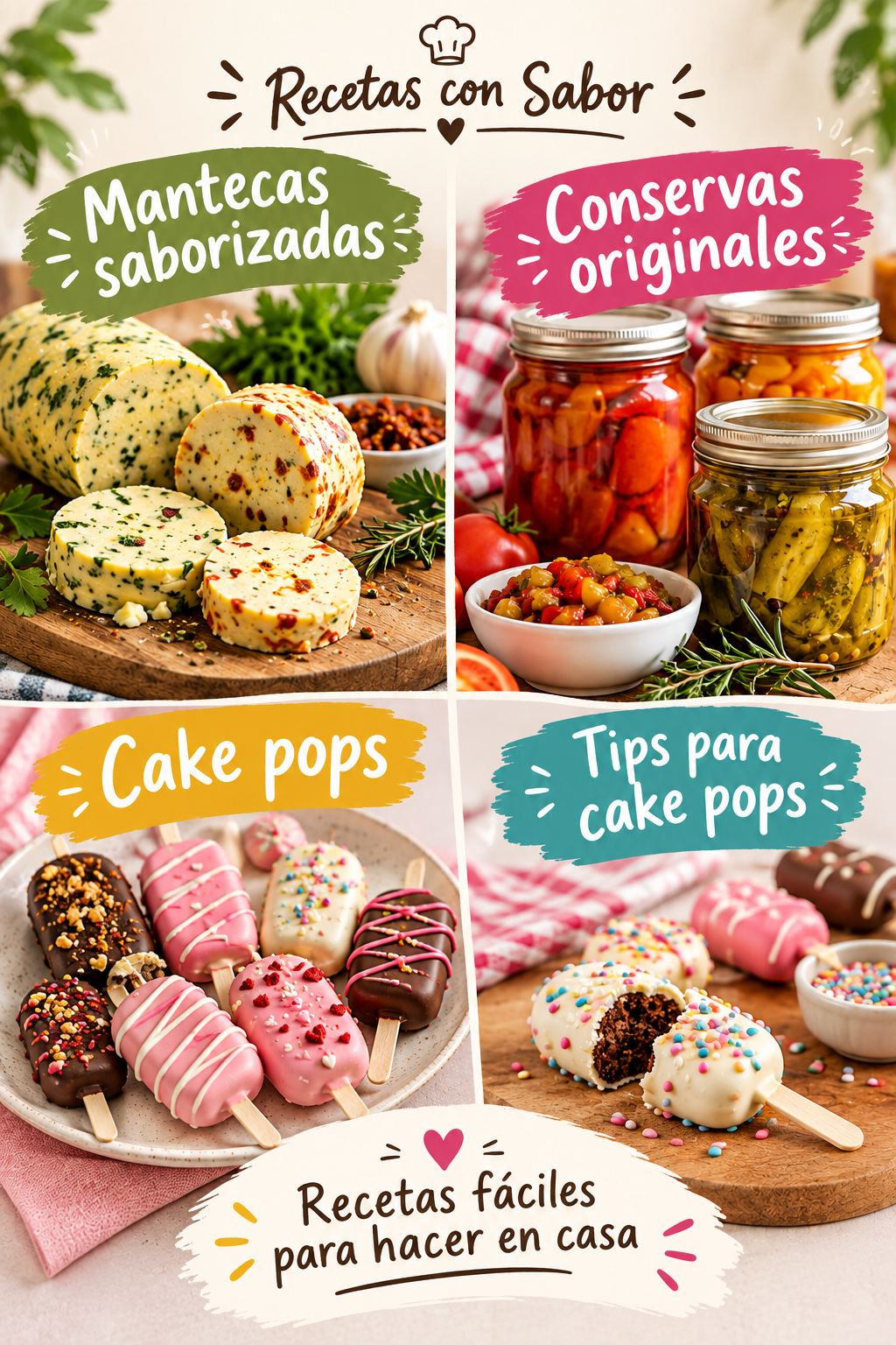 Mantecas saborizadas + 3 bonus- pequeñas recetas para disfrutar en casa!